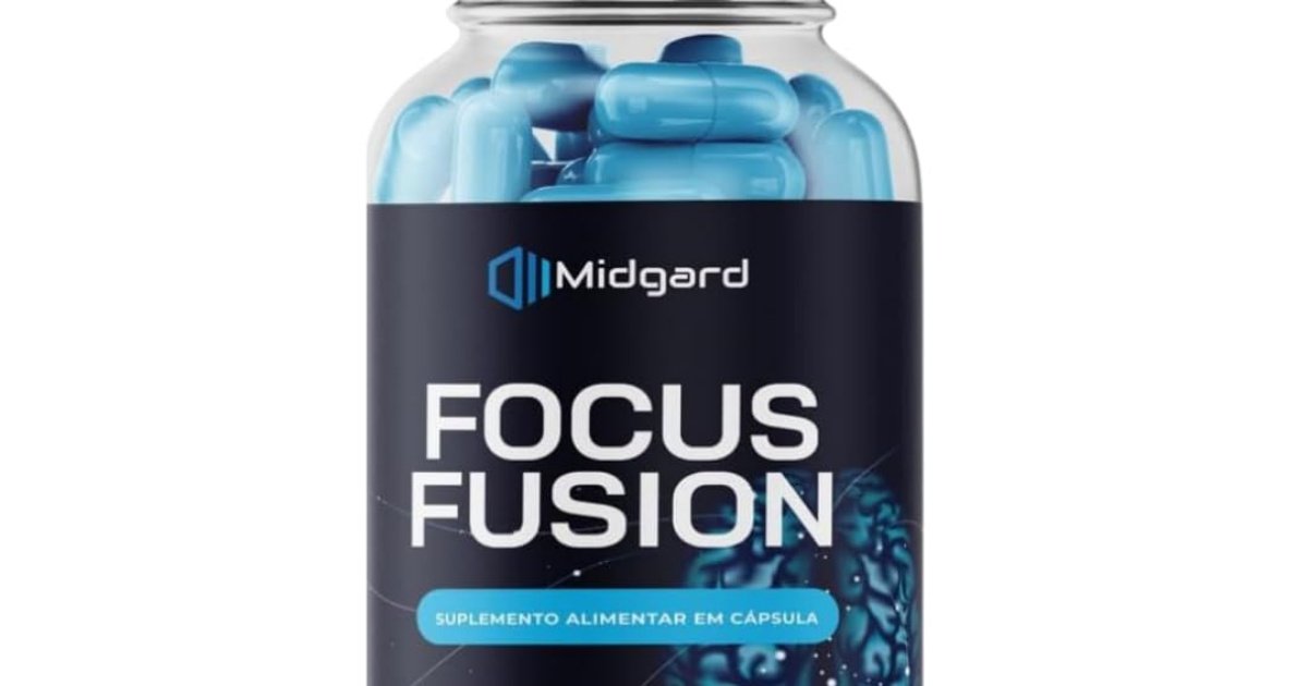 Focus Fusion Midgard Nootrópico Foco e Concentração Magnésio Colina Coenzima Q10 Zinco